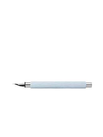 FABER-CASTELL | Bolígrafo giratorio AMBITION ITALIC ICE BLUE | keine Farbe